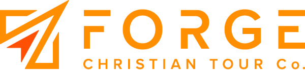 Forge Christian Tour Co. - Full Logo - Orange - 600px